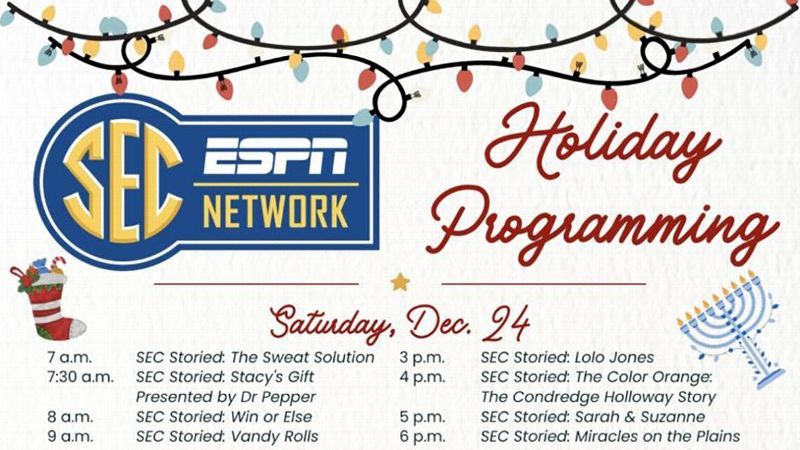 Fans spend the holidays with SEC Network this season - Southeastern ...