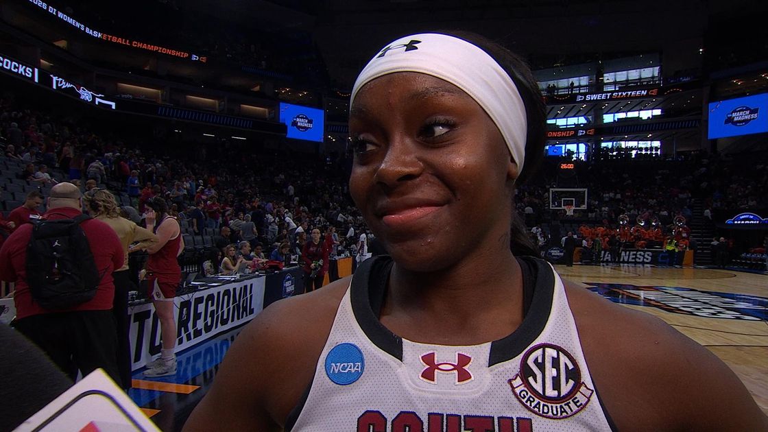 Raven Colson Raven Johnson discusses root of her confidence after Gamecock's win ...