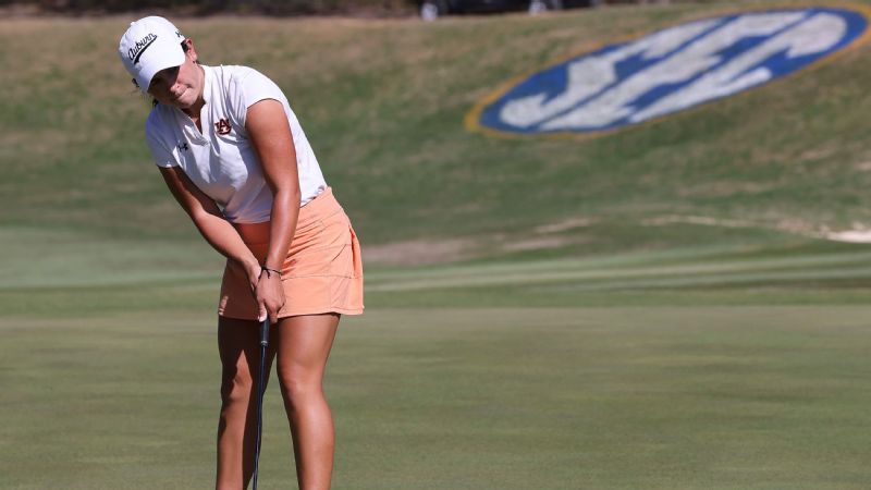 Auburn maintains lead at SEC Women's Golf Championship - Southeastern ...