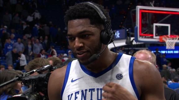Mouhamed Dioubate recaps Kentucky's win on his 22nd birthday - Southeastern  Conference