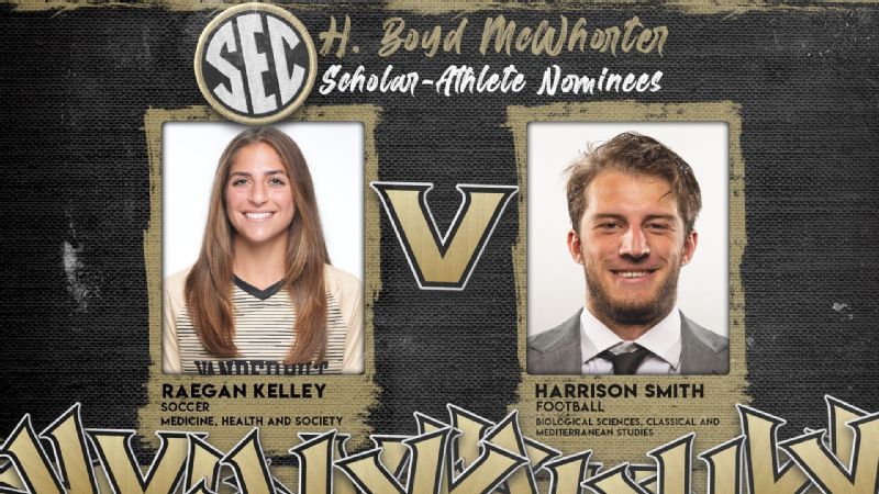 Rcy Ranks Sec Vanderbilt McWhorter nominees announced - Southeastern Conference
