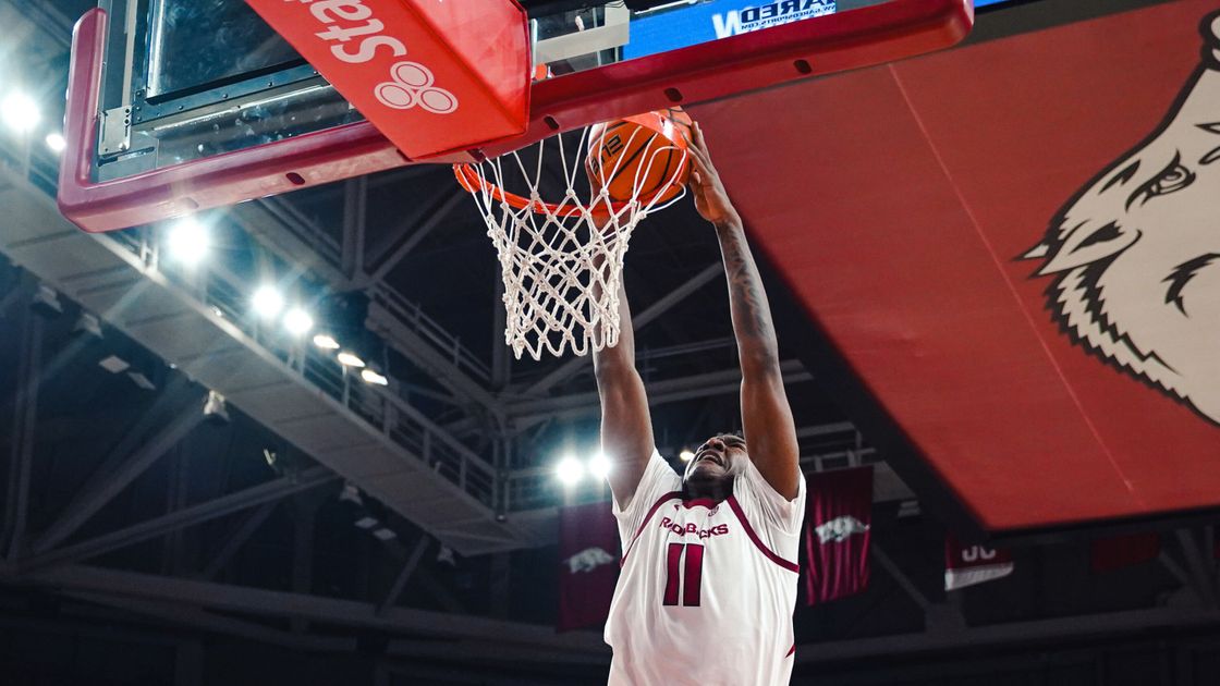 Seven notch double digits for Arkansas in dominant win vs. Jackson ...