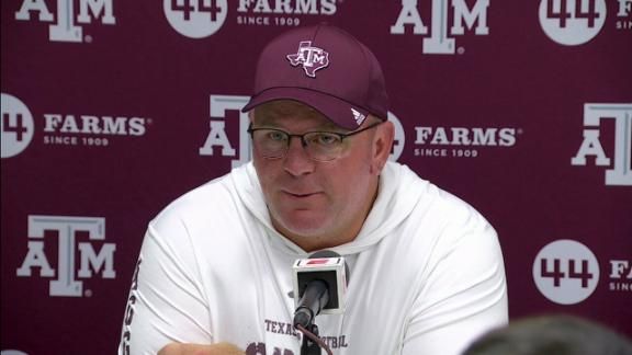 Texas A&M's Mike Elko exposes his halftime speech in win over LSU ...