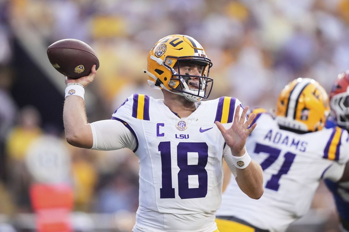 Garrett Nussmeier, LSU Tigers and Kansas City Chiefs quarterback, endorsing Parish Restoration