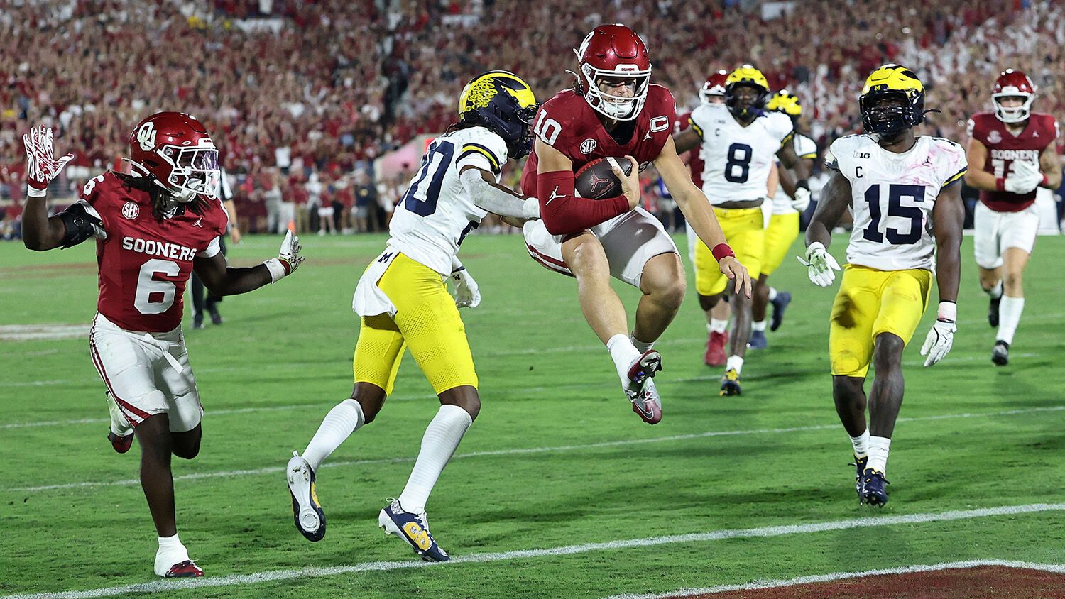 No. 18 Oklahoma's consistency wears down No. 15 Michigan - Southeastern  Conference