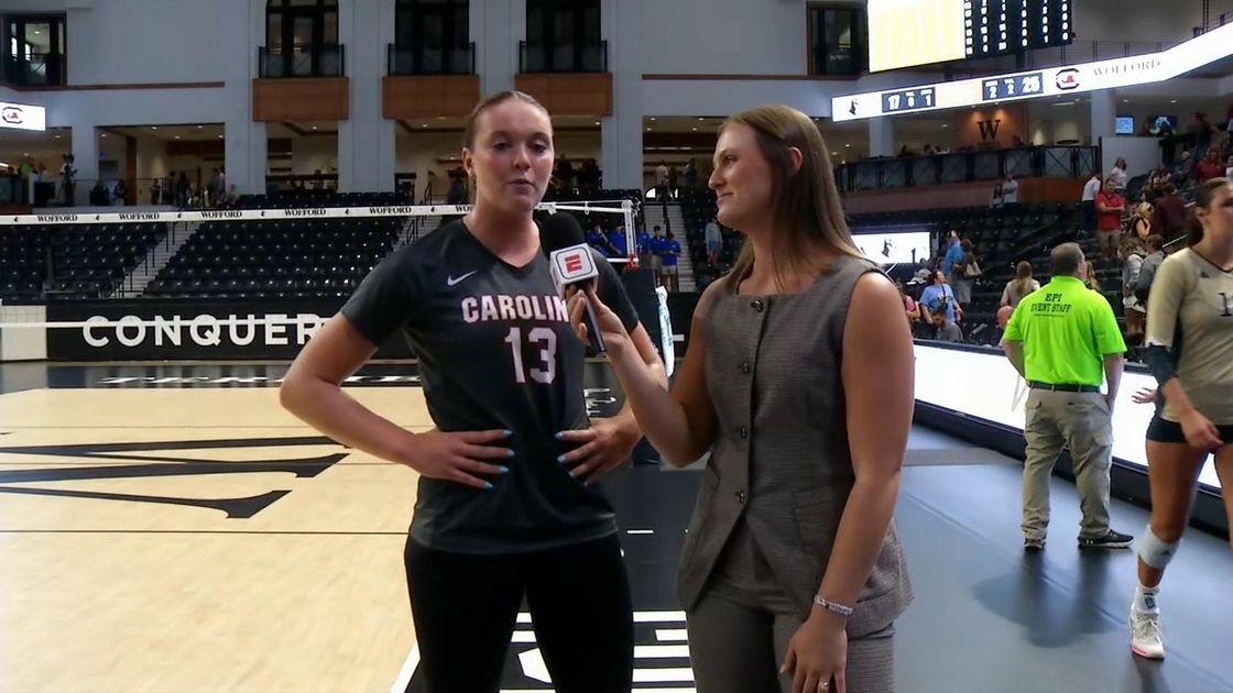 Elise Marchal details South Carolina's dynamic performance vs. Wofford