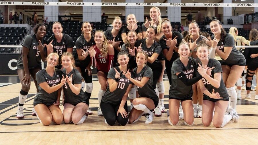 Leahy, Marchal lead South Carolina to four-set win vs. Wofford