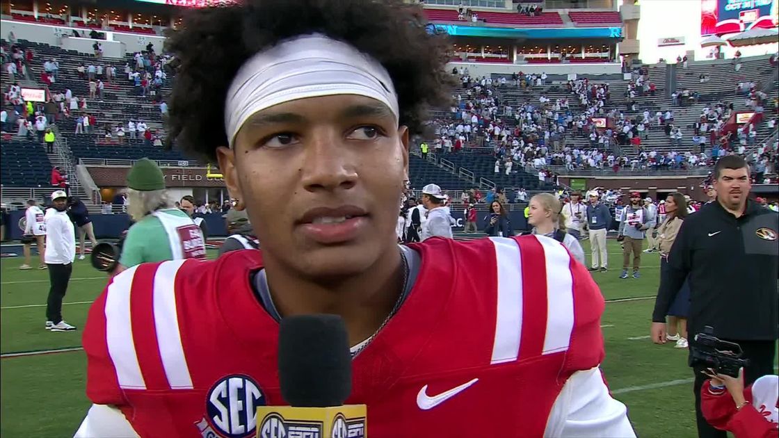 Trinidad Chambliss commends Ole Miss' defense in win vs. Missouri ...